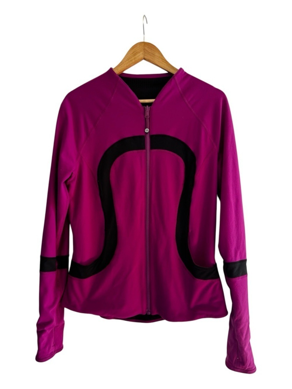 Lululemon Find Your Bliss Jacket Reversible Regal Plum Black Zip